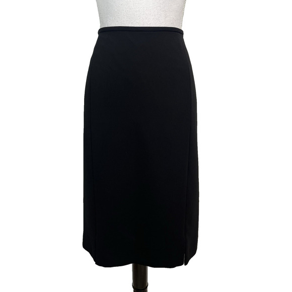 Le Suit Collections Skirt size 14 Navy Blue Straight Knee Career Professional - Picture 1 of 8